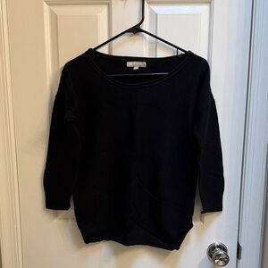 Banana Republic Women's Black Crew Neck Sweater